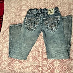 Rock revival size 28  Nash slim boot cut. Never worn. Perfect condition